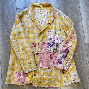 Magnolia Pearl Yellow Floral Jacket